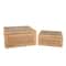Hello Honey® Cane & Rattan Display Box with Glass Lid Set